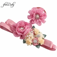 Fashion Women Belt Flower Sash Belt For Kids Girl Women