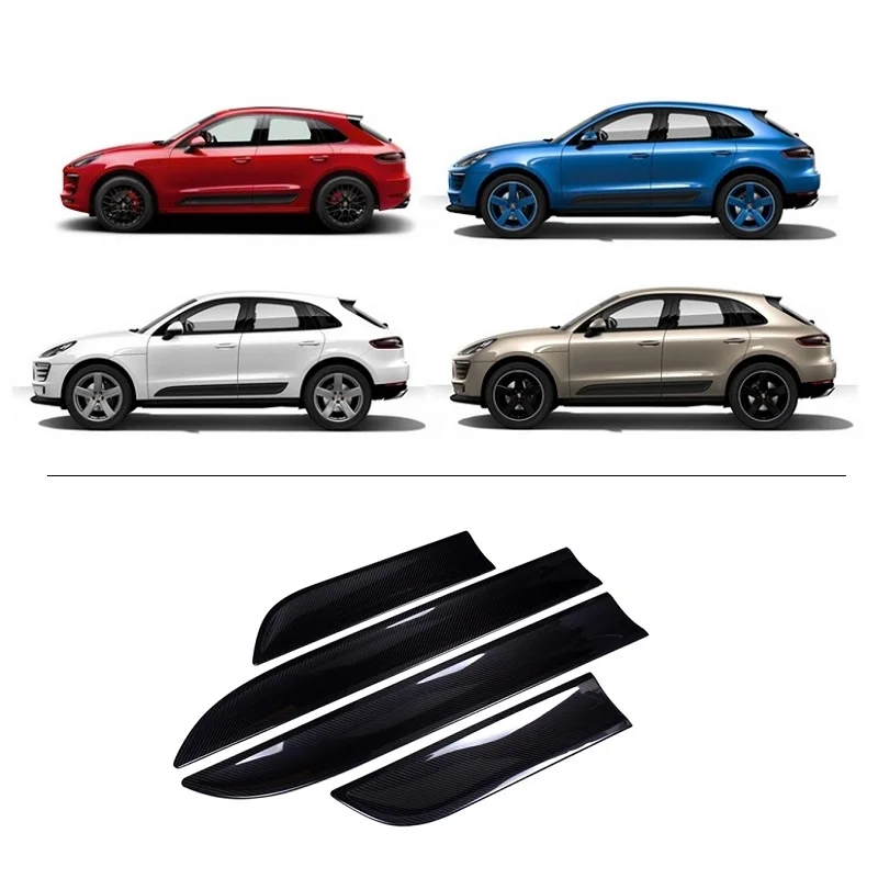 For Porsche Macan 20142020 100 Real Carbon Fiber Sticker Trim