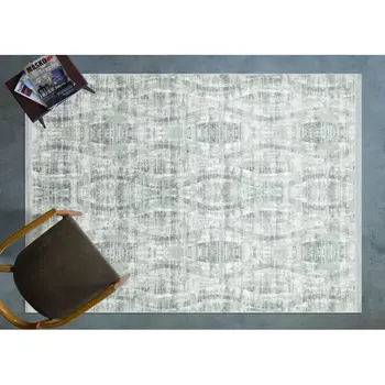 

Apex Lucca 7 'x 10' Polypropylene Grey Area Rug