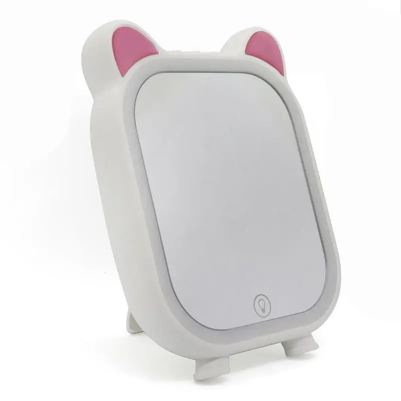 

Creative LED Rechargeable Makeup Mirror Lamp Small Night Lamp Multi-functional Dressing Mirror Amazon Hot Selling Manufacturers
