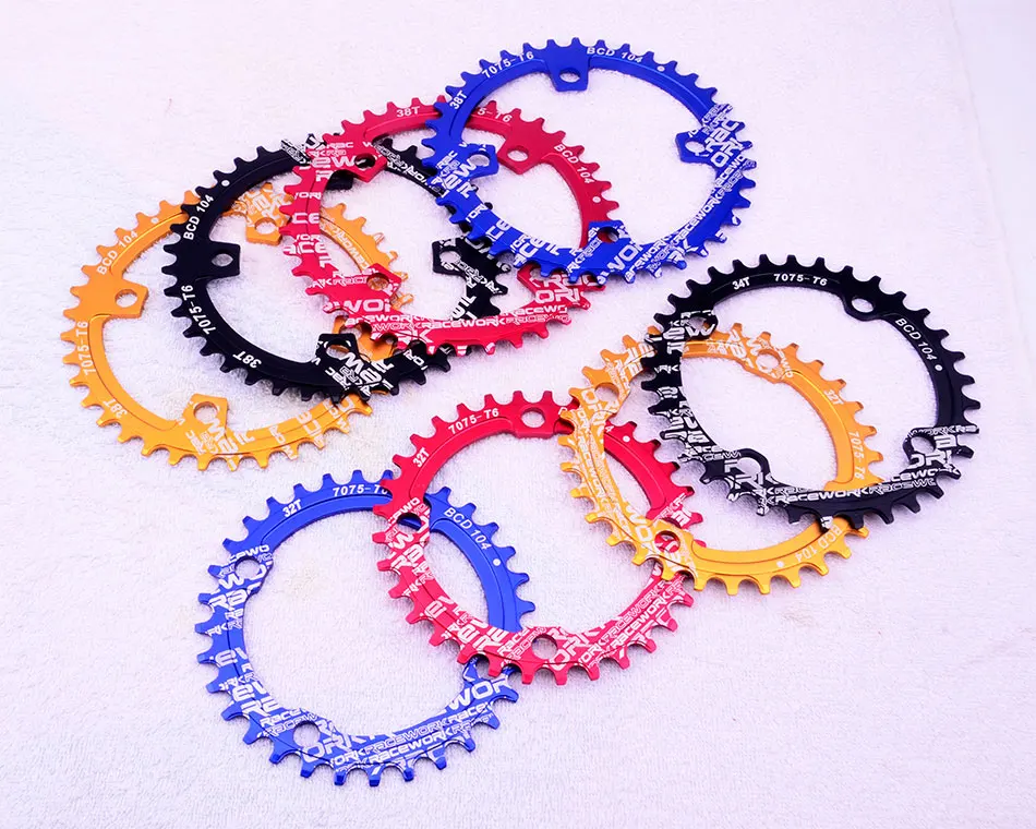 Einzigen geschwindigkeit система Breite kettenblatt 104 BCD RUNDE 32 t 34 t 36 t 38 t MTB 11 s 10 s 9 s 1*11 Kurbel Kettenblatt R