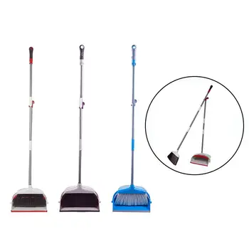 

Foldable Windproof Household Broom Dustpan Set Plastic Anti-winding Soft Bristle Floor Sweep Non-Slip Handle Cleaning Brush Tool