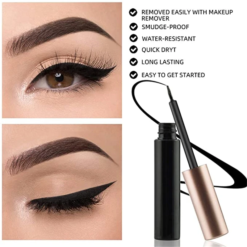 3 pairs magnetic eyelashes waterproof magnetic eyeliner tweezers false eyelashes makeup eyelash set gift fake eyelashes