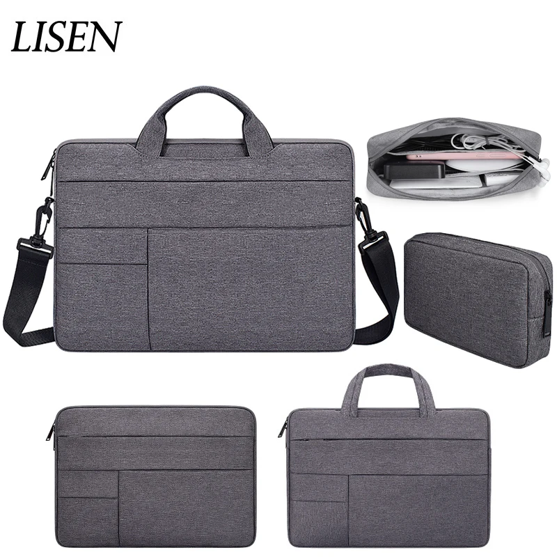 Сумка для хранения 11, 12, 13, 13,3, 14, 15, 15,6 дюймов, для Macbook, Xiaomi Air, чехол, водонепроницаемая сумка-вкладыш для ноутбука, сумки через плечо