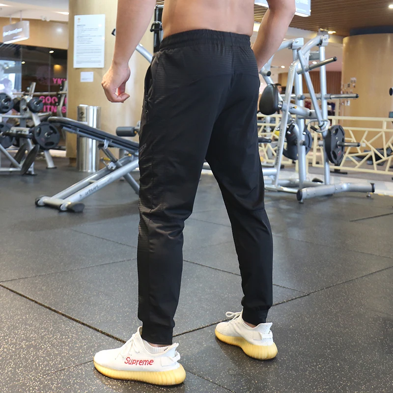 Gym Workout Men Running Pants elastic 