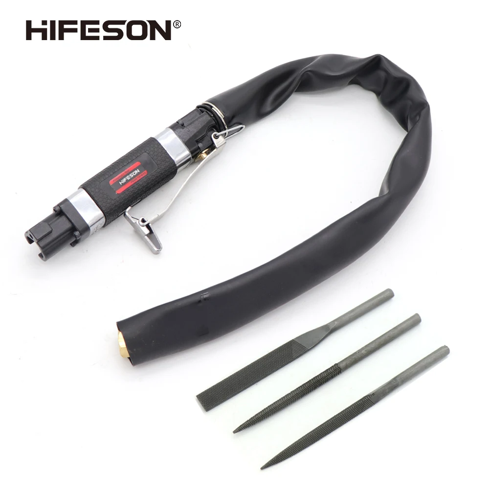 HIFESON Quality Pneumatic / Air File Tool Reciprocating File Wood Furniture Polishing Tools File Polisher Narrow Gap wood crafts afbeelding