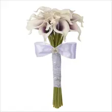 Букет невесты лента поддельный Свадебный букет пена Роза невесты Свадебные Цветы Роза SPH185