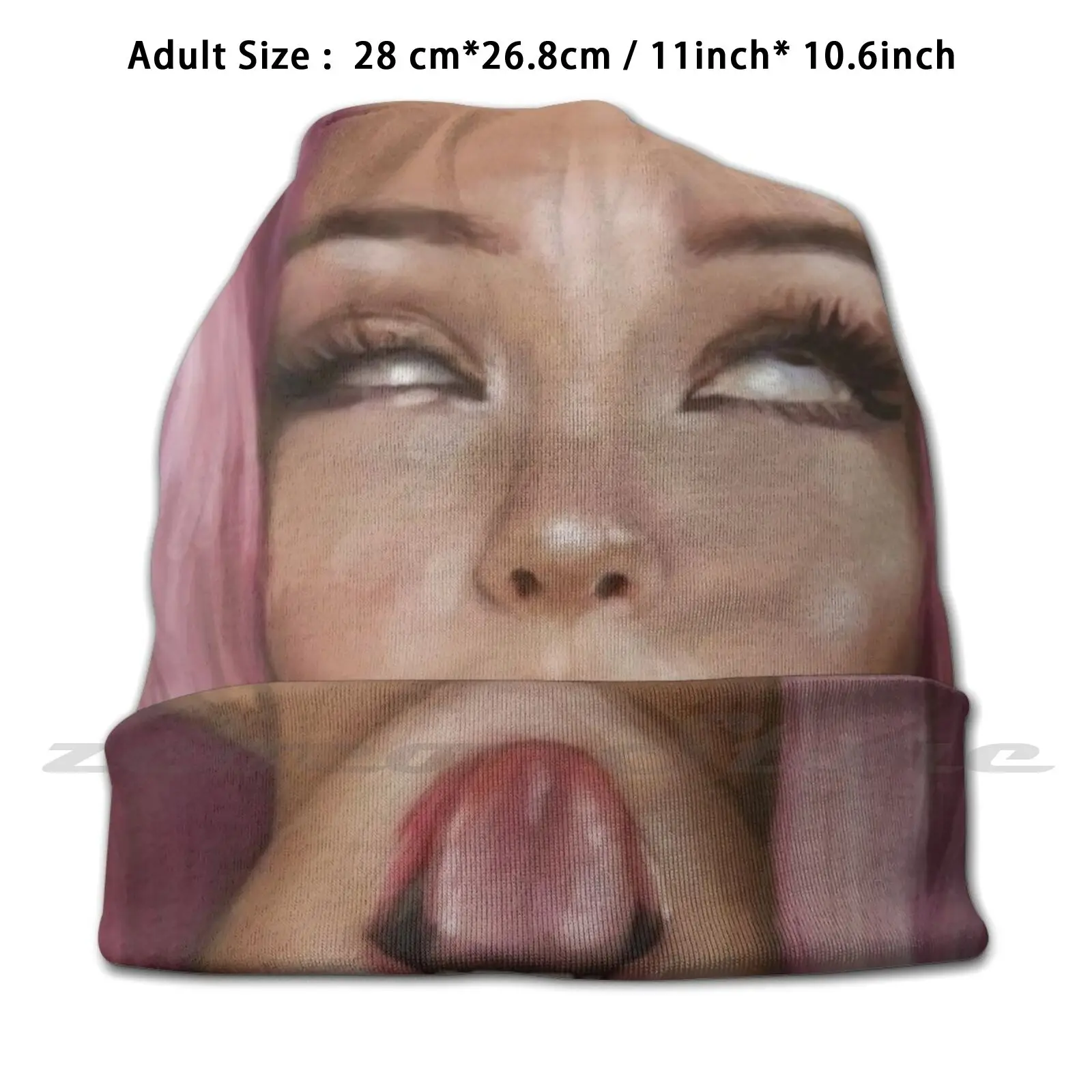 Belle Delphine Artwork with her tongue Poster