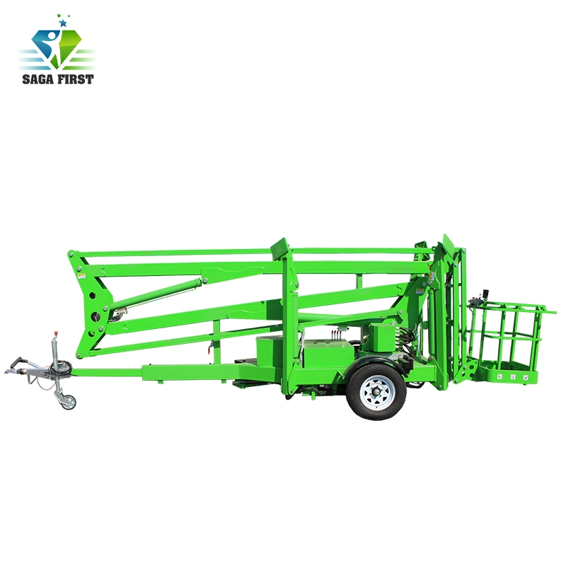 New Designed 12M Trailed Knuckle Boom Lift |