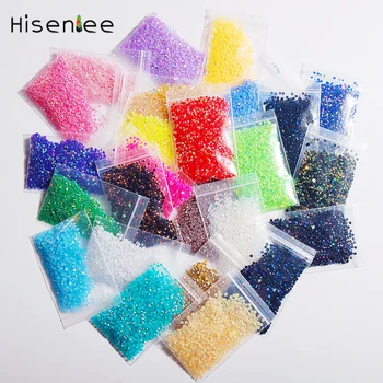 

Ss6 2000pcs New Hot Multicolor Jelly AB Rhinestone 3D Fashion Charm DIY Nail Art Jewelry Decoration Accessories Tools