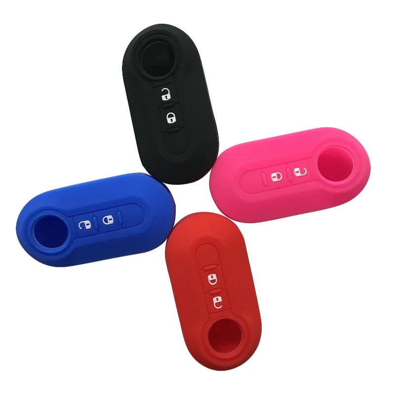 Llave Coche Silicona Funda для Fiat 500 чехол для ключей для Fiat Punto Panda силиконовый чехол для ключей Starline флип чехол для ключей для автомобиля