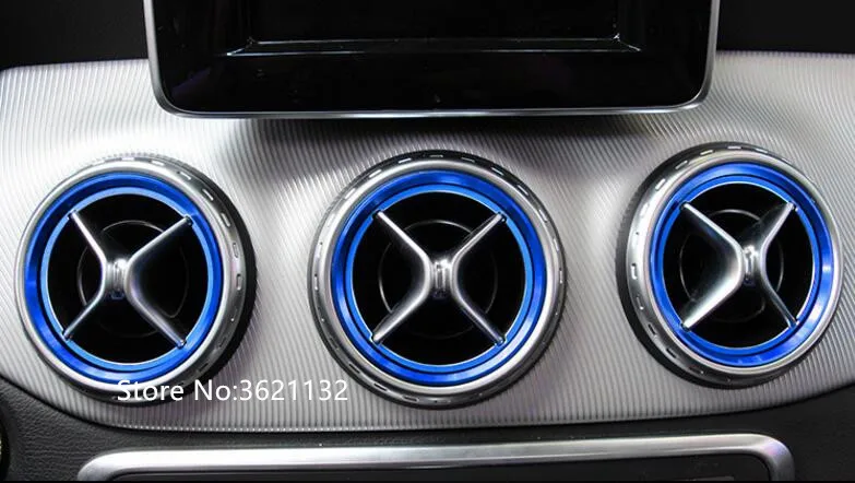 Роскошный Автомобильный интерьер кондиционирование освещение для Mercedes Benz GLA