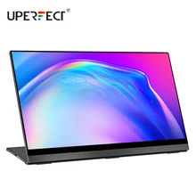 UPERFECT Tragbare Monitor Touchscreen Schwerkraft Sensor Automatische Drehen 13,3 zoll Flachste 10-Punkt Touch Dual USB C Monitor