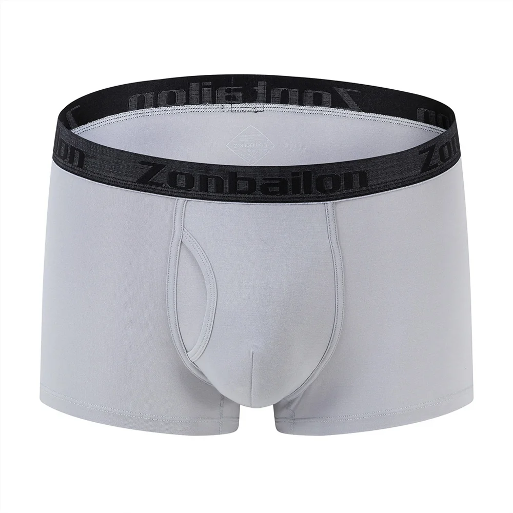 Zonbailon Mens Boxer Briefs Mens Underwear Bamboo Breathable Underwear US M-3XL