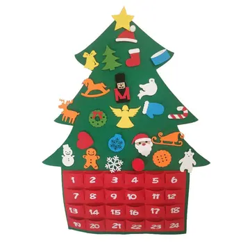 

Christmas Tree Felt Small Christmas Tree Decorations Christmas Tree Felt With Rope For Children Christmas Gifts
