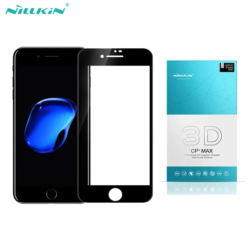 For iPhone SE 2020 Screen Protector For iPhone 8 7 Plus Glass Nillkin 3D CP+Max Full Coverage Tempered Glass For iPhone SE 2020