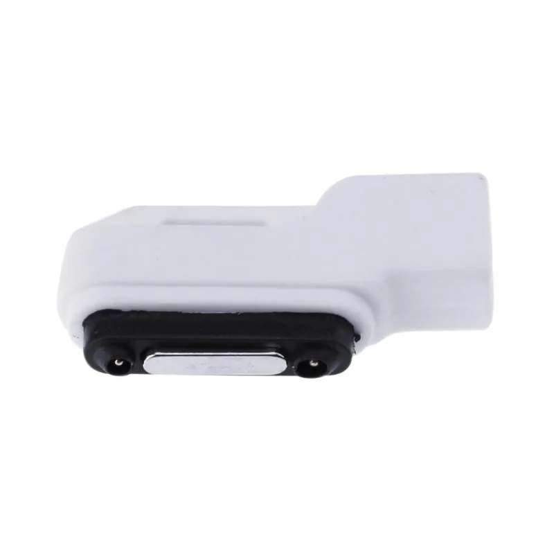 

dd USB Micro To Magnetic Charger Connector Charging Cable Adapter for SONY Xperia Series Z3 Compact Z2 Z1 Tablet Compact White