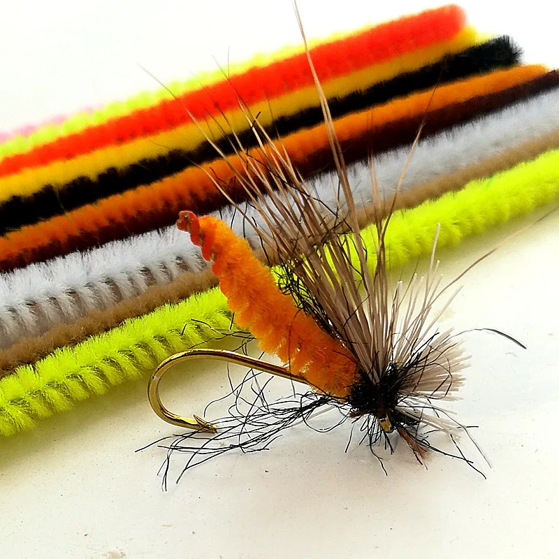 

KKWEZVA 20pcs color dry fly body material Fly Tying Materials Insect Bait for Fly Fishing Can be shaped fishing lure