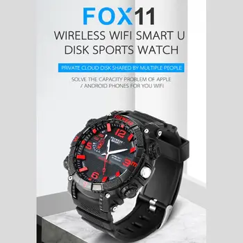 

FOX11 Mini Smart Watch Cam Sport Ourdoor Action Watch WIFI Wireless High Definition Car Recorder LED Light 32G/64G/128G