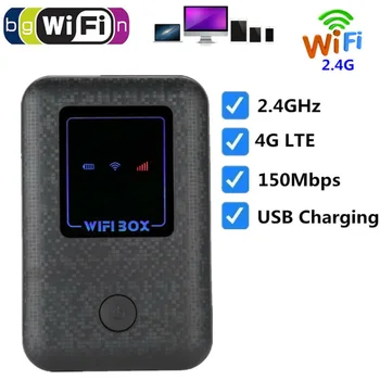 

Multi-user Mini Protable 3 LED Light MF901 4G LTE Wireless Router 150Mbps Mobile 2.4G WiFi Hotspot With SIM Card Slot
