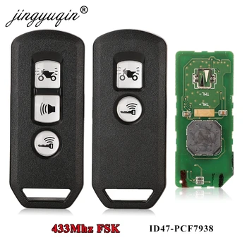 

jingyuqin 434Mhz ID47 Key Remote For Honda K35V3 ADV SH 150 Forza 300 125 PCX150 2018 Motorcycle Scooter 2/3BT Smart Keyless