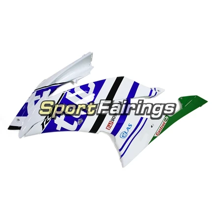Чехлы для Yamaha YZF-600 R6 08 09, 10, 11, 12, 13, 14, 15, 16 лет Кузов ABS Пластик Инжекционный обтекатель панель мотоцикла белого и синего цвета-зеленый