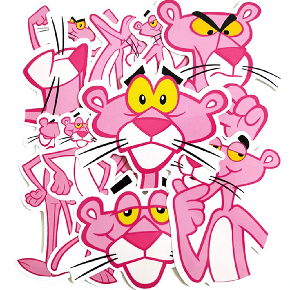 Pink Panther Stickers Car | Pink Panther Decals Stickers | Pink Panther  Cartoons - 10pcs - Aliexpress