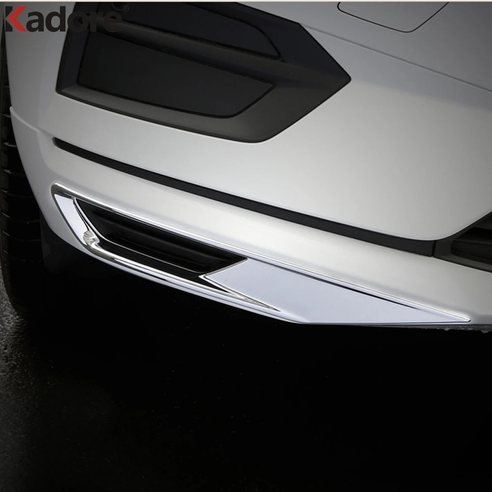 Для Volvo XC60 XC 60 передний бампер противотуманный светильник отделка обода Крышка лампы Накладка Крышка для автомобильного стайлинга светоотражающий стикер комплект