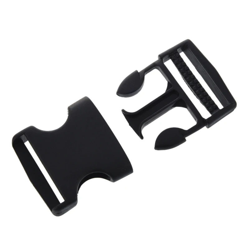 

1 1/2" Replacement Belt Connecting Black Plastic Quick Release Buckle