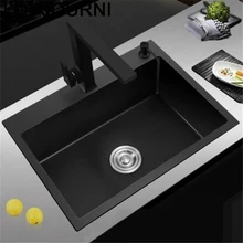 Портативная Встроенная кухонная раковина для мытья овощей Gootsteen De Cuisine Evier Tarjas Para Cocina