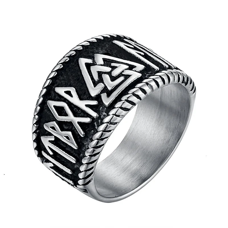 Оптовая продажа кольцо символ Одина скандинавский Викинг Руна ювелирные изделия