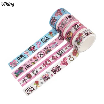 

10pcs/lot G1231 15mmX5m Washi Tape Girls Masking Tape Decorative Adhesive Tape Sticker Scrapbooking Diary Planner Stationery