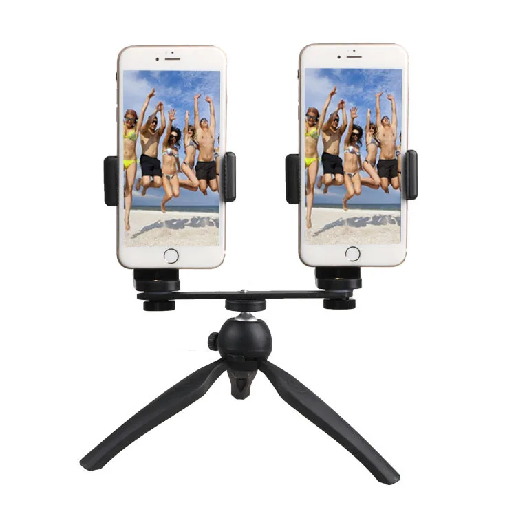 

Multi-Mobile Phone Live Holder Flashlight Bracket LED Live Anchor Useful Product 360-Degree Horizontal And Vertical Shoot Live H