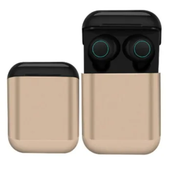 

Bluetooth 5.0 Headset TWS Wireless Earphones In ear Stereo Headset Earphone With Alloy Charging Box with mic For ios Android