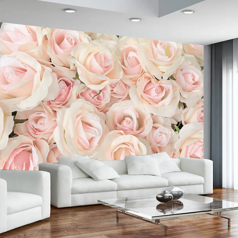 Modern-Romantic-Warm-Pink-Rose-Mural-Wallpaper-Living-Room-Wedding-House-Background-Wall-Covering-Photo-Wall (1)