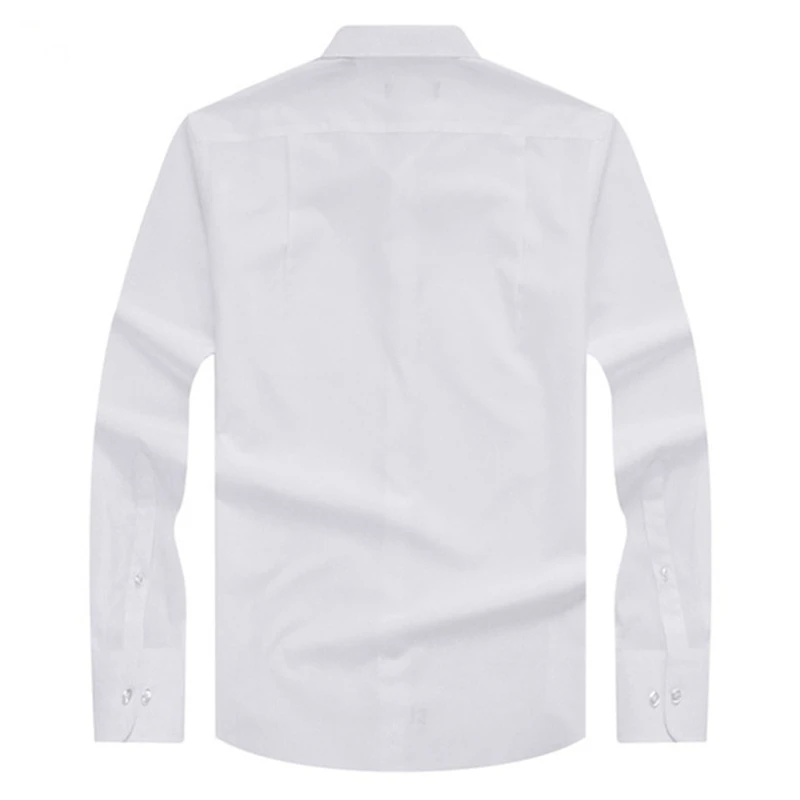 160 кг Мужская белая рубашка 11XL 150 кг или больше очень большого размера, деловая Повседневная белая рубашка с длинным рукавом 9XL 10XL 8XL