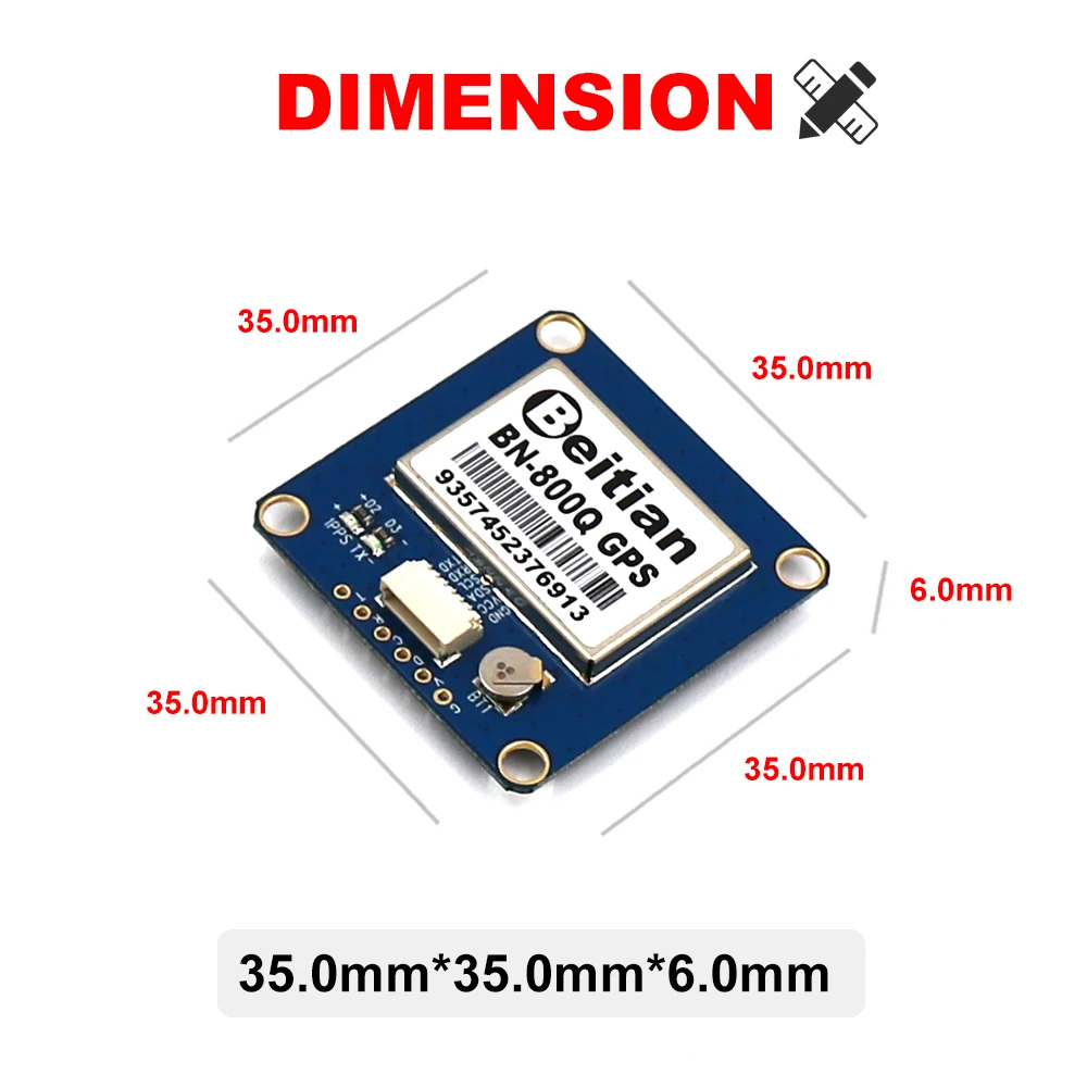 BEITIAN компас управления полетом QMC5883L AMP2.6/PIX4/PIXHAWK GNSS GPS GLONASS двойной модуль|Приемник