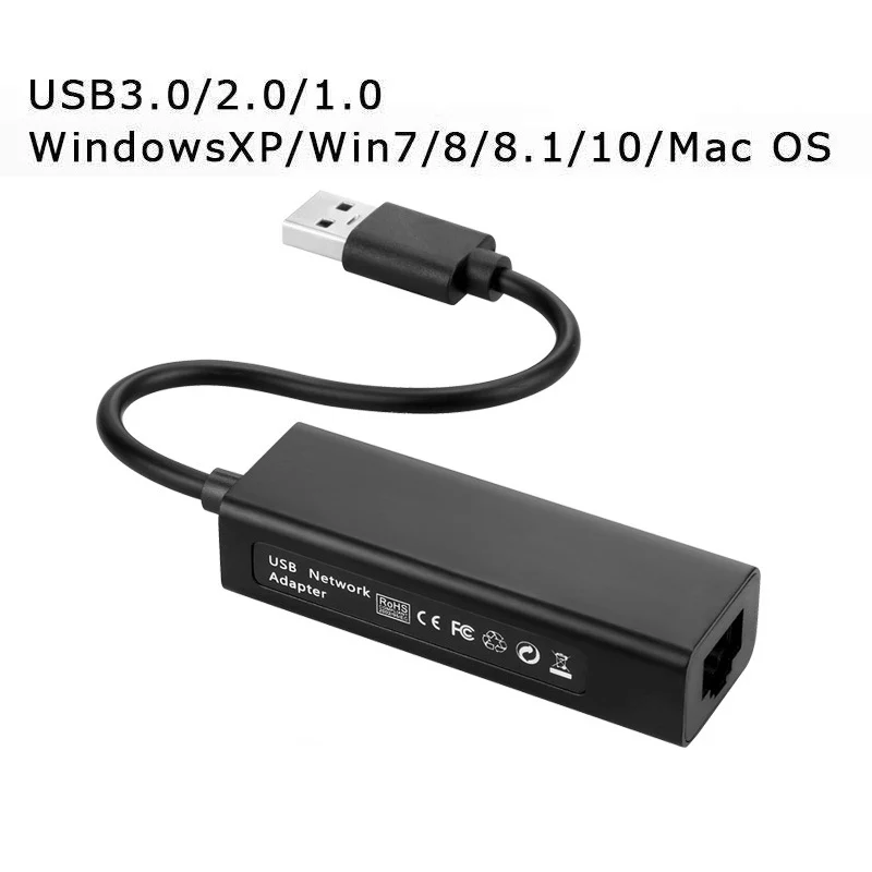 Сетевой адаптер USB 3 0 для Ethernet RJ45 Lan 10/100 Мбит/с коммутатора Nintendo|Сетевые карты| |