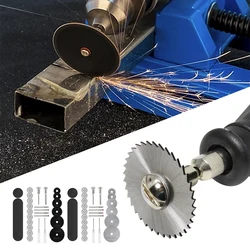 Juego de discos de Rueda de corte, herramienta de corte de diamante HSS, hojas de sierra Circular, discos de resina para Metal, madera, plástico y vidrio, 48 piezas
