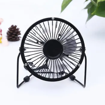 

Metal Fan Mini Fan Ventilator Air Coolerconditioner 4 Inch USB Iron New for Home 2018 Family Dropshipping Rotary Vane No Timing
