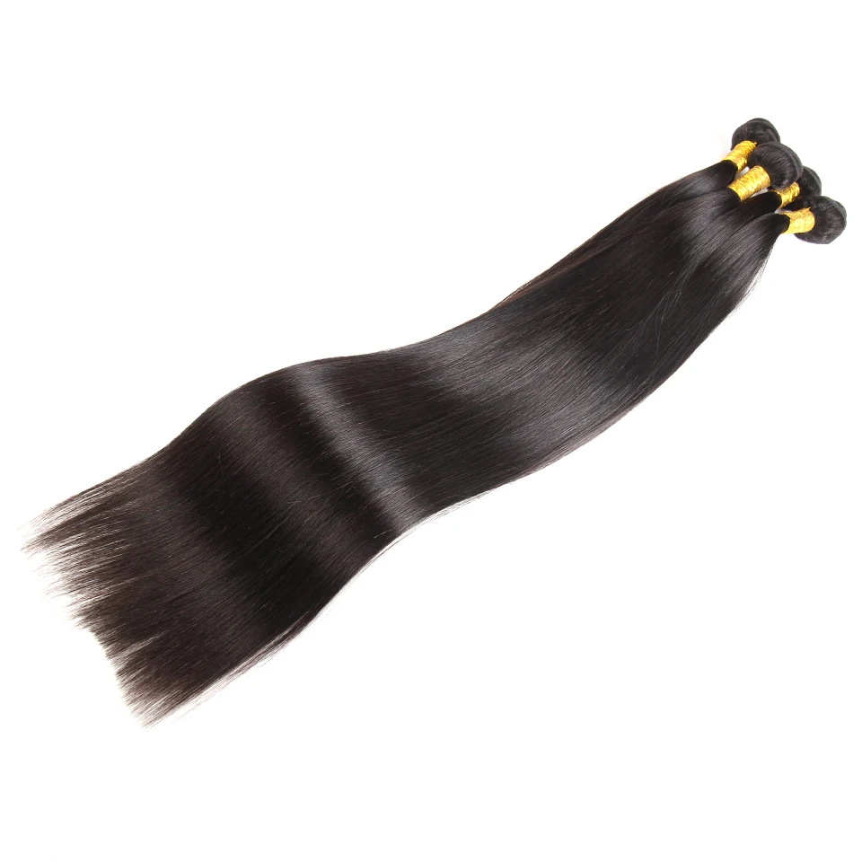 West Kiss волосы длинные 28 30 32 34 36 38 40 дюймов 1 шт. 3/4 пряди натуральные черные бразильские прямые волосы пряди волосы remy