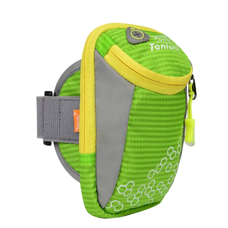 Green 6in открытый для пробежки, наручный мешок, наручный мешок, для упражнений, бега, спортзала, регулируемая водонепроницаемая сумка для телефона для iPhone 6S plus - Цвет: Green