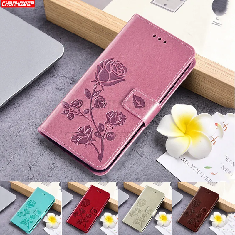 Кожаный чехол бумажник с цветами для Huawei Honor 20i 10i 20 10 9 Lite 8X 8C 8A 8S P20 Pro P Smart Z Y5 Y6 Y7 Y9 Prime
