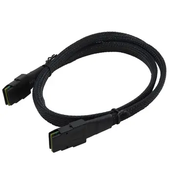 

0.7M Internal Mini SAS 36-Pin To SFF-8087 Cable - Black