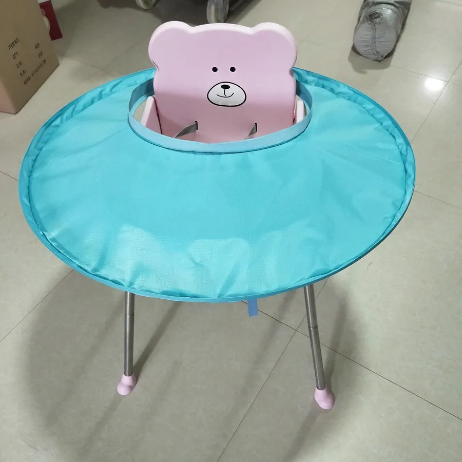 아기 턱받이 먹이 동물/세일링 보트/과일 턱받이 키즈 더러운 방지 시트 패드, 아기가 던지는 것을 방지 먹이 방수 턱받이