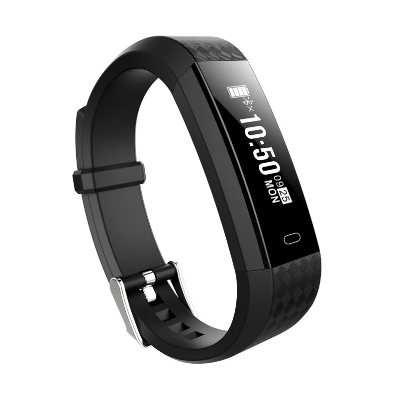 

ZY68 Smart Bracelet Fitness Tracker Step Counter Activity Monitor Band Alarm Clock Vibration Wristband Black