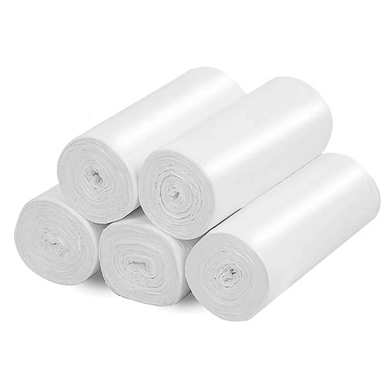 42 Medium Drawstring Garbage Bags for 8 Gallon Trash Cans