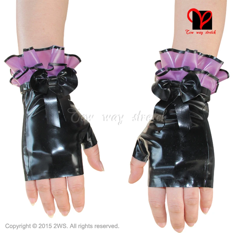 sexy-latex-fingerless-gloves-rubber-catsuit-glovelettes-gummi-mittens-mini-half-wristlets-finger-knuckle-size-xxxl-st-001