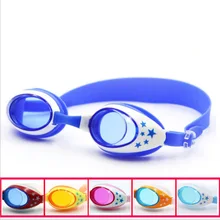 Г. Новые стильные гелевые очки из силиканого материала Детские водонепроницаемые очки для плавания с мультипликационным принтом, противотуманные очки xue sheng kuan Swimmin