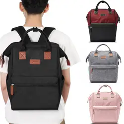Рюкзак с защитой от кражи из парусины для мальчиков и девочек, однотонные школьные и дорожные сумки в стиле Харадзюку с большой емкостью